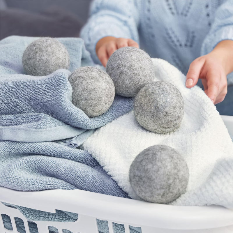 GLEENER Dryer Dots Fabric Softener | 100% New Zealand Wool | Extra large 3 pack | Grey (3) - Image 5